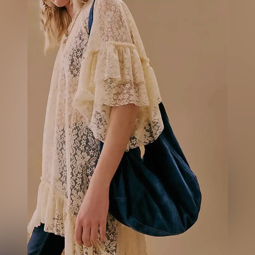 Lace ruffle sleeve tunic/dress - Picture 3 of 8